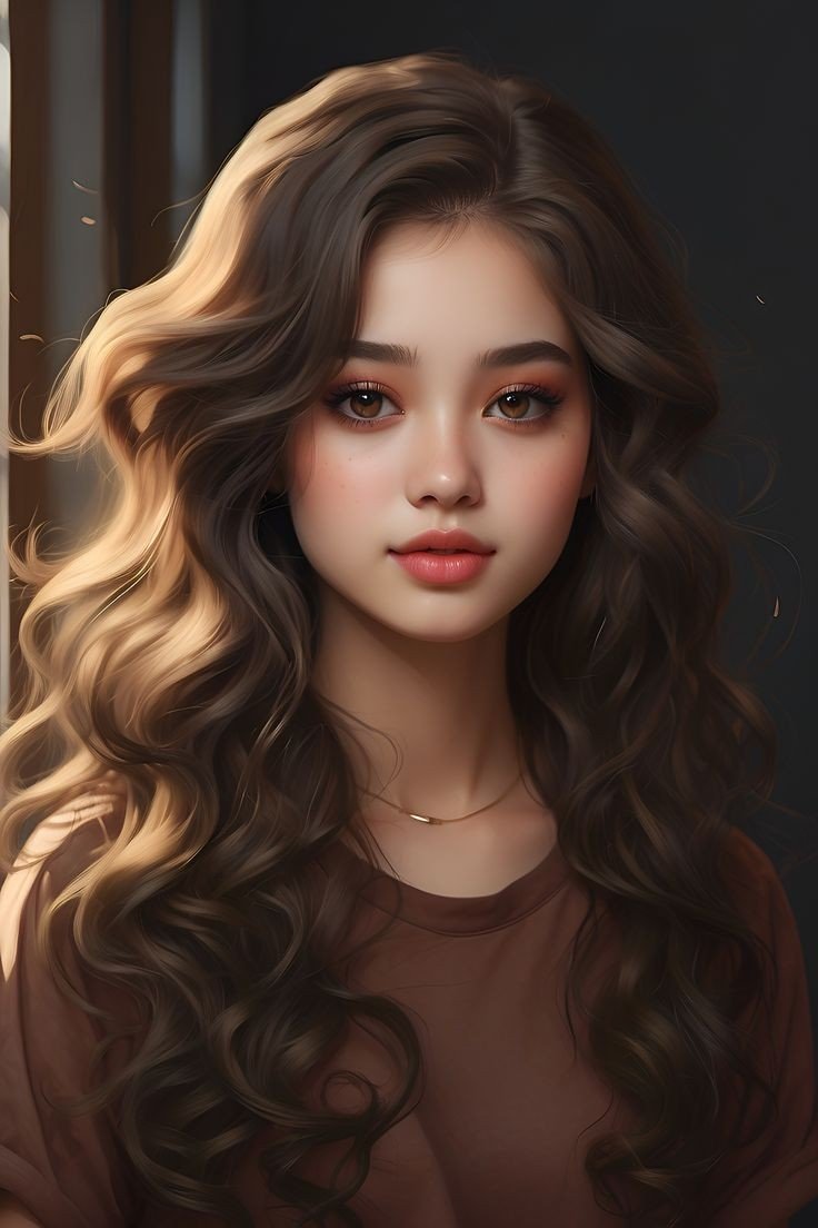 cartoon girl dp photo