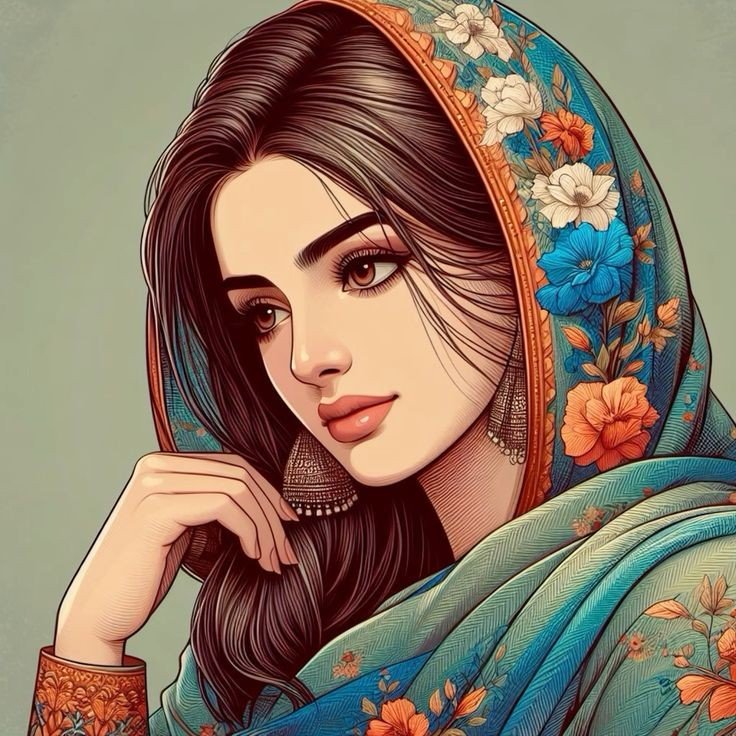 cartoon girl dp photo