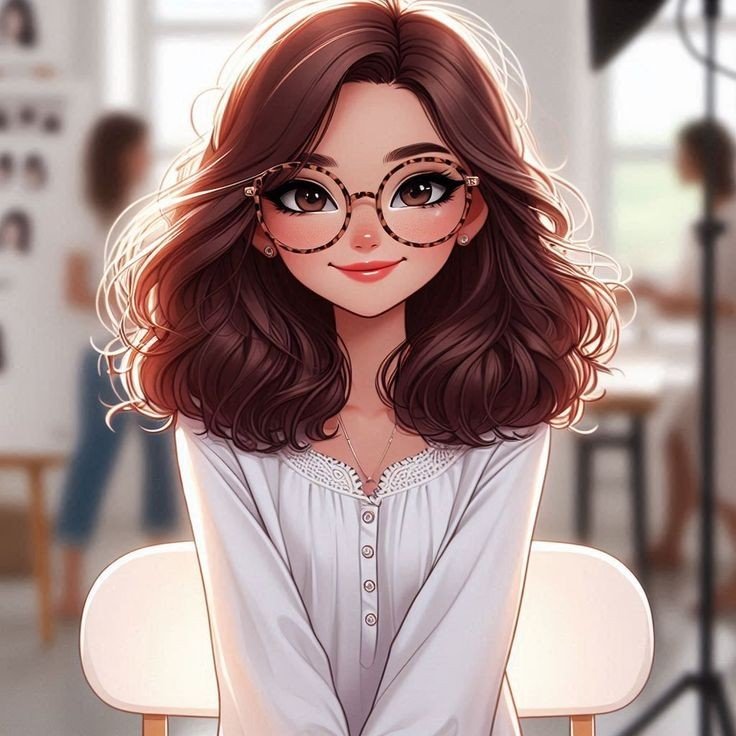 cartoon girl dp photo